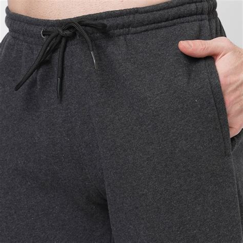 Men Charcoal Solid Night Suit