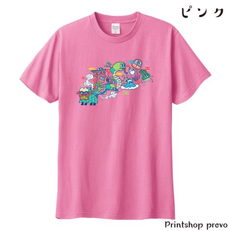 Lucky Japan 2025 Tee ピンク | prevo デザイナーオリジナルグッズショップ