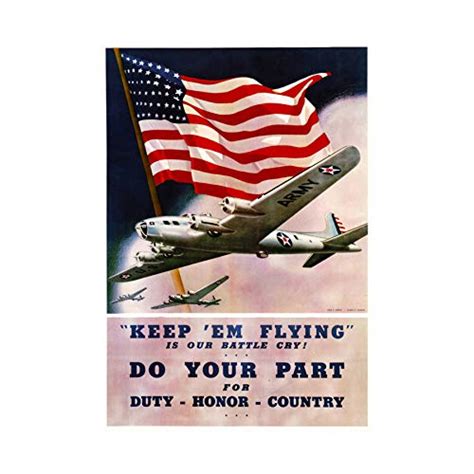 The Art Stop Vintage AD Military AIR Force Bomber Flag USA WW2 WAR ...