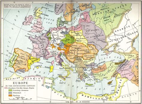 europe 14th century map - Google zoeken | Europe map, European map ...