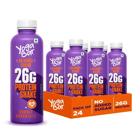 Yogabar 26g Protein Shake - Double Chocolate – Yoga Bars