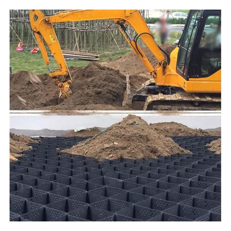 Buy QWEASDF Geocell Ground Grid Stabilizer, Geogrid 5cm/2in Tall Soil ...