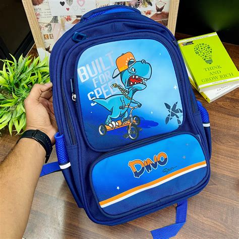 Cycling Dino School Bag – Giftoo.in