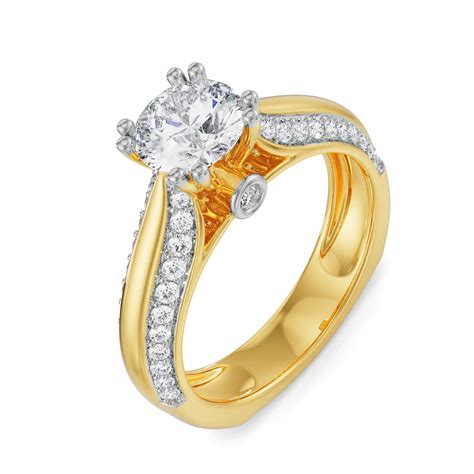 Buy Harper Round Lab Grown Diamond Ring Online At Emori