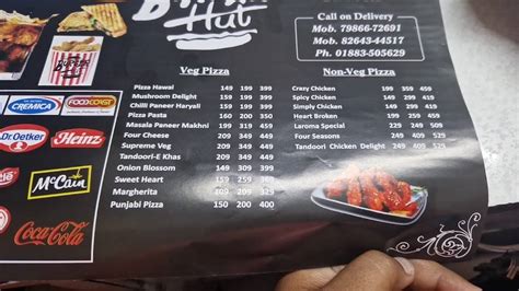 Menu at Mr.BURGER HUT, Dasuya