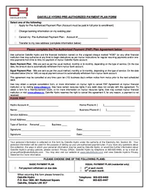 Fillable Online oakvillehydrocompap form Fax Email Print - pdfFiller