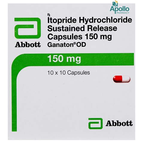 Ganaton OD 150 mg Capsule | Uses, Side Effects, Price | Apollo Pharmacy