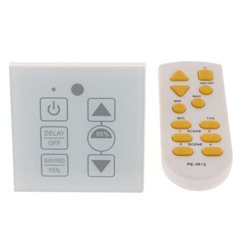 Touch LED PWM Dimmer Dimmable Switch IR Remote Control For Light Strip ...