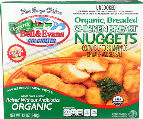 Amazon.com: BELL & EVANS Organic Chicken Nugget, 12 OZ : Grocery ...