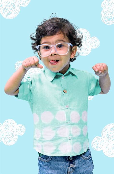 Circle High Shirt - Blue – Tiber Taber Kids