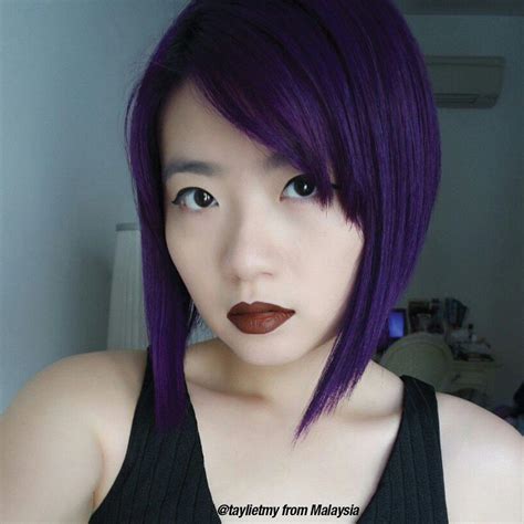 Black Purple Hair Dye