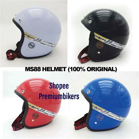 ORIGINAL MS88 MOTOCYCLE HELMET | Shopee Malaysia