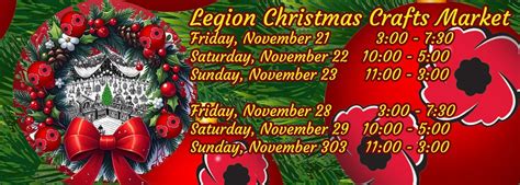 Legion Christmas Crafts Market, 525 13 Street, Invermere, BC, Canada ...