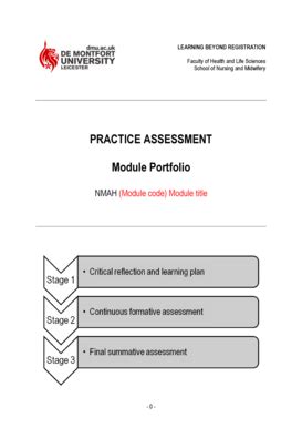 Fillable Online ( Module Practice Assessment 15 credits - for module ...