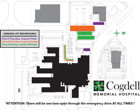 Parking Lot Resurfacing at Cogdell - Cogdell Memorial Hospital
