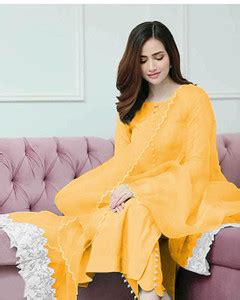 DD's creation Women Ethnic Top Pant Dupatta Set - Buy DD's creation ...