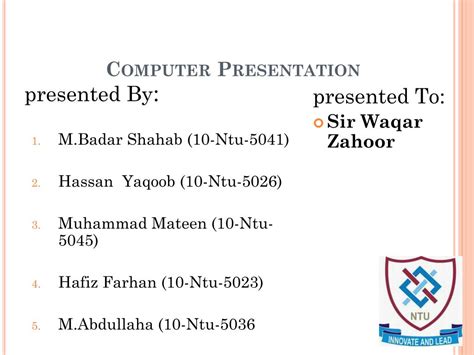 Presentation Example of Computer 的图像结果