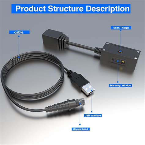 Symcode 2D Embedded Barcode Scanner Fixed Mount India | Ubuy