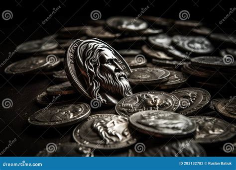 Judas 30 Pieces Of Silver, Sack Thirty Coins Biblical Symbol Betrayal ...