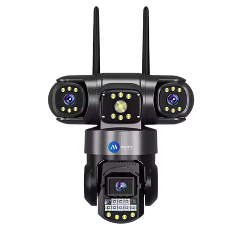Maizic Smarthome Batman Black 3-in-1 WiFi CCTV Camera | Triple Lens ...