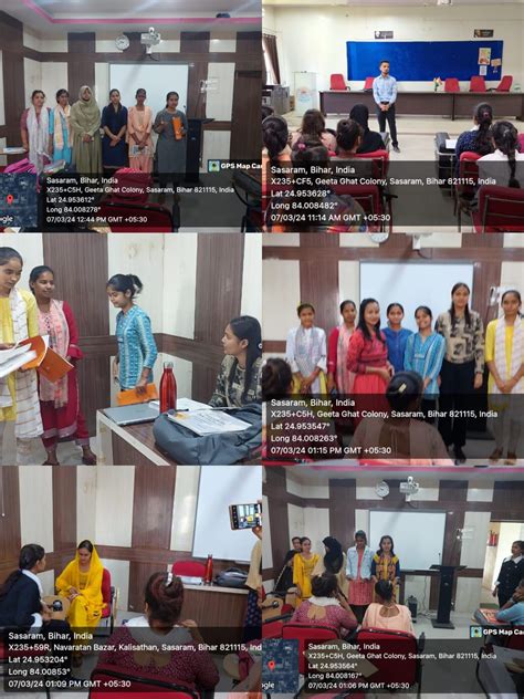 6 Day Skill Development Training Program - Rohtas Mahila College