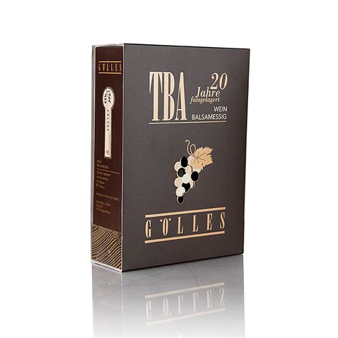 Vinagre balsamico Golles Trockenbeerenauslese, 6% acido, madurado en ...