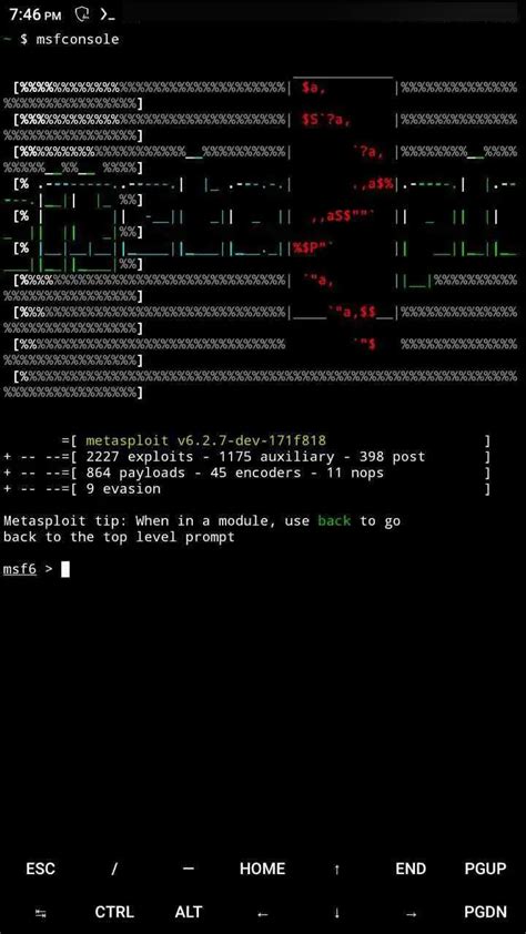 Metasploit Android 的图像结果