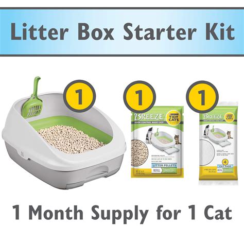 Purina Tidy Cats Breeze Cat Litter Box System Open System - Swiftsly