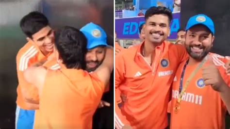 [Watch] Indian players erupt as Rohit Sharma wins Best Fielder medal ...