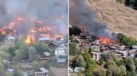 J&K: 68 Houses Damaged As Fire Breaks Out In Kishtwar's Mulwarwan ...