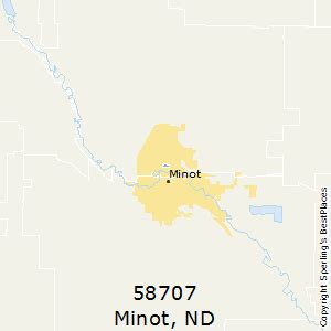 Minot (zip 58707), ND