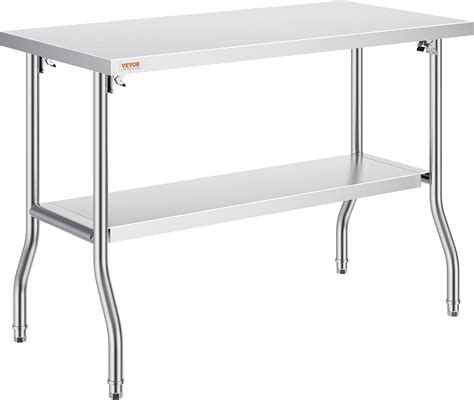 VEVOR Folding Commercial Prep Table - 48x30 Inch, India | Ubuy