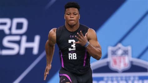 Simulcam: Jeremiyah Love pulls away from Saquon Barkley in 40-yard dash Background Aesthetic Aesthet