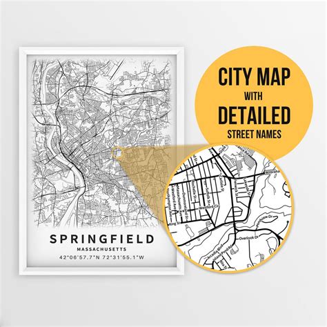 Image result for Springfield MA Map