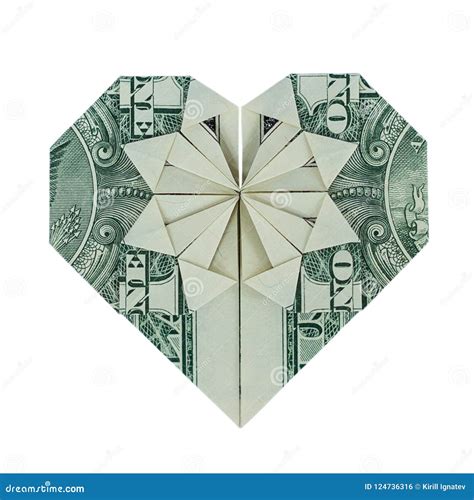 One Dollar Bill Heart Origami: Folding a Message of Love and Currency ...