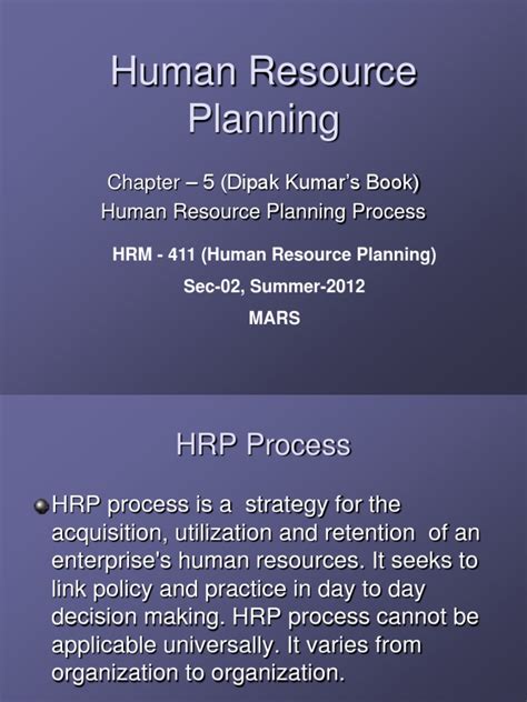 Image result for HRP Process Explained