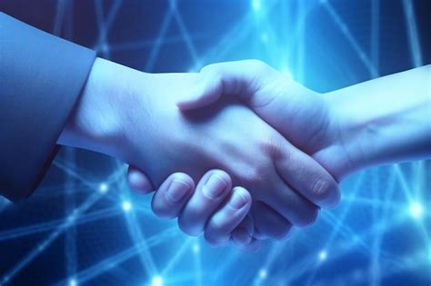 Blue Business Handshake PNG 的图像结果