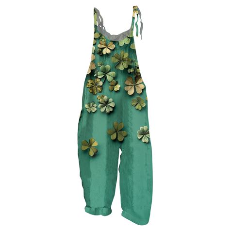 DENGDENG St. Patrick's Day Petite Jumpsuits for Women Petite Length ...
