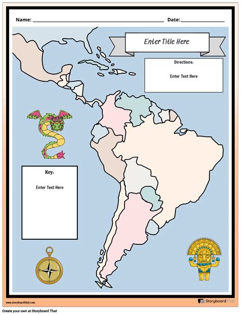 Inca Maya Aztec Map