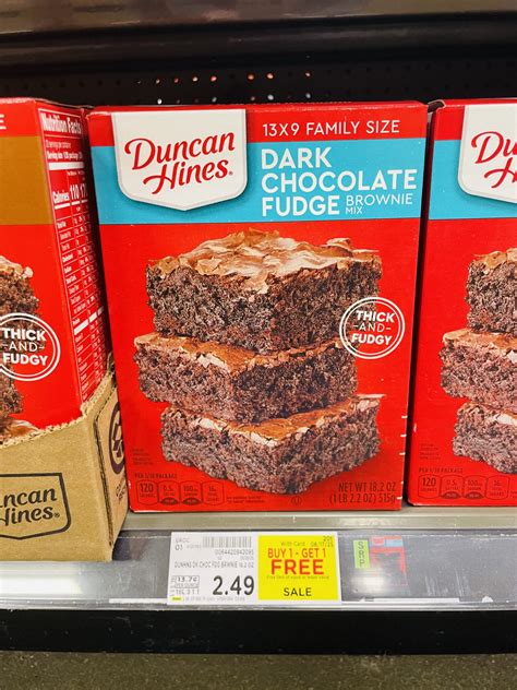 Duncan Hines Brownie Mixes are B1G1 FREE! - Kroger Krazy