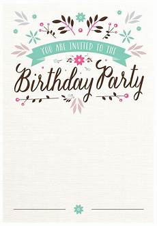 gestaltung einladungskarten geburtstag flat floral free printable birthday invitation template gestaltung einladungskarten geburtstag flat floral free printable birthday invitation template