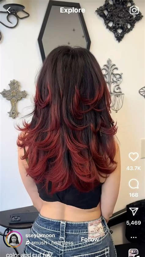 Pin by Rafeea Khan on girl hair | Hair dye tips, Red hair tips, Colored ...