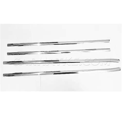 Kia Carnival Lower Window Chrome Garnish Trims (Set Of 4 Pcs.)