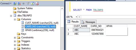 How to Decrypt Column in SQL Server 的图像结果