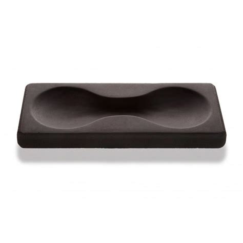 100% Chef Double Lagoon Marble Presentation Plate, 18x14 cm, Black Price