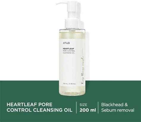 ANUA HEARTLEAF Pore Control Cleansing Oil 200mL Face Wash - Price in ...