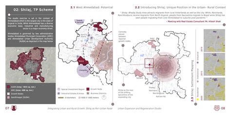 Integrating Urban-Rural Growth, Shilaj: Peri-Urban Node | CEPT - Portfolio