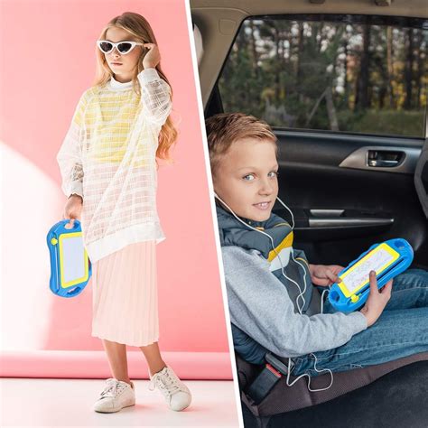 Buy Meland Toddler Drawing Board 2 Pack - Large Doodle Board Colorful ...