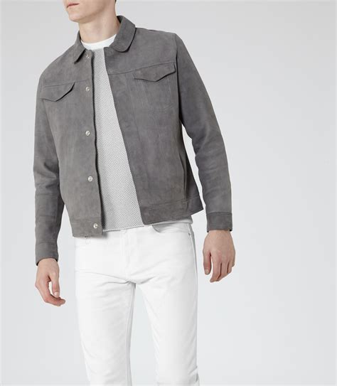 Grey Suede Jacket Mens at Melina Baker blog
