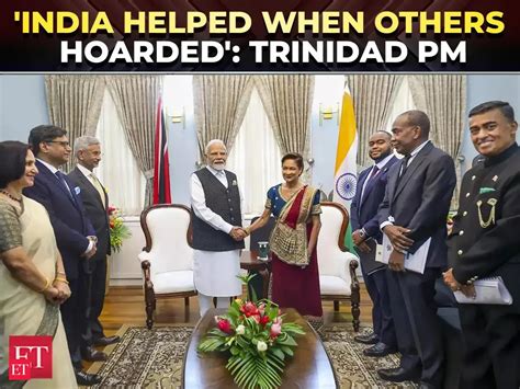 India, Trinidad sign 6 key agreements to strengthen ties; Trinidad PM ...